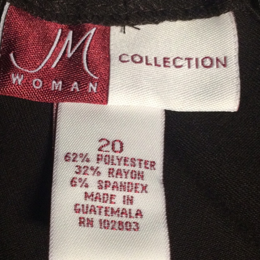 JM Collection Women’s Chocolate Brown Slacks with Pockets - Picture 3 of 14